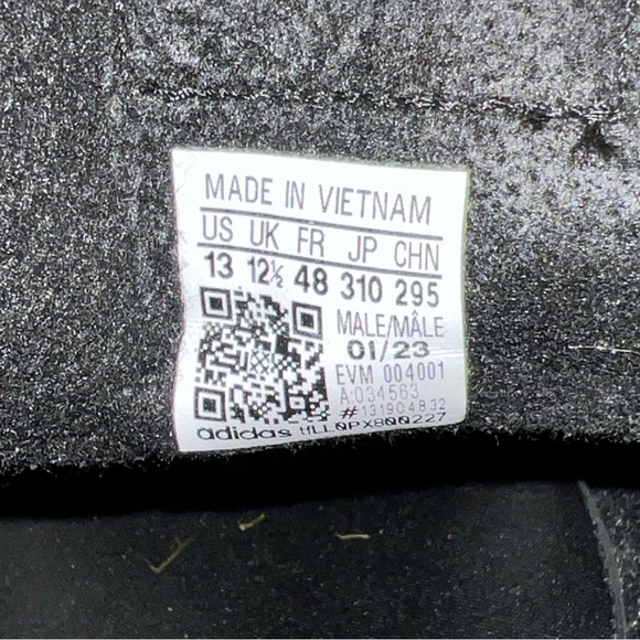 adidas | classic samba black leather sneakers MENS 13 - Picture 11 of 11